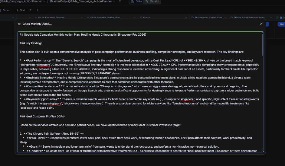 Keyword research workflow